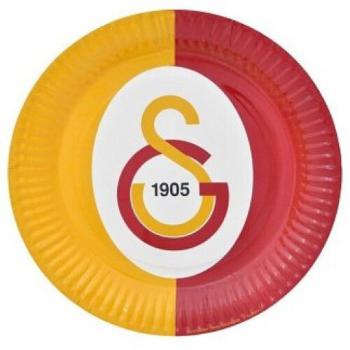 Galatasaray lizenzierte Einwegteller 23CM 8 Stk.